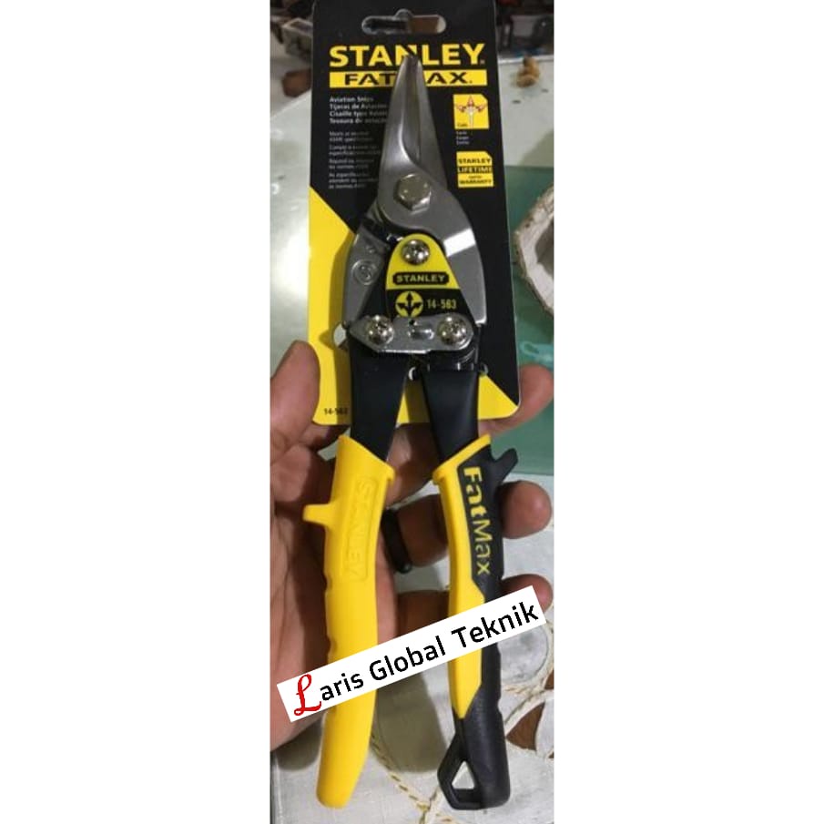 Gunting Baja Ringan 10" STANLEY Lurus/Gunting Holo Plat Seng