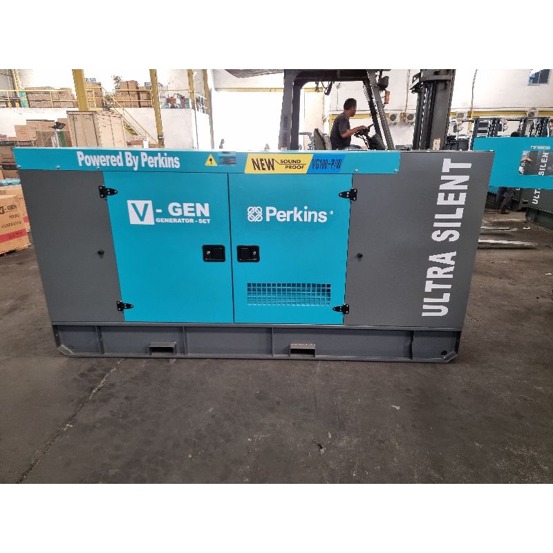 genset silent 100 kva Perkins heavy duty