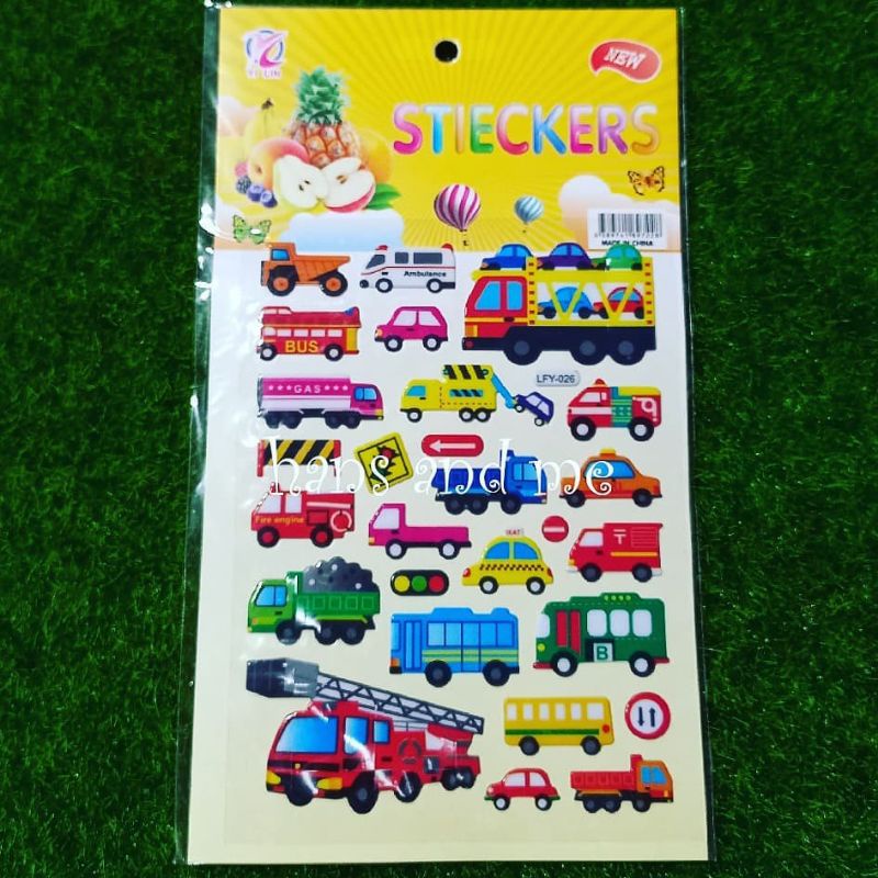 

Sticker Timbul Stiker Anak - Aneka Kendaraan