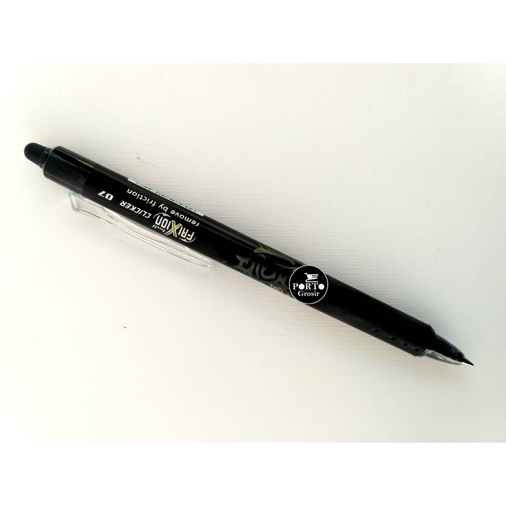Pilot Frixion 0.7 Black Pulpen yang Bisa Dihapus Tinta Hitam 07 Erasable Ballpoint BLRT-FR7 Original