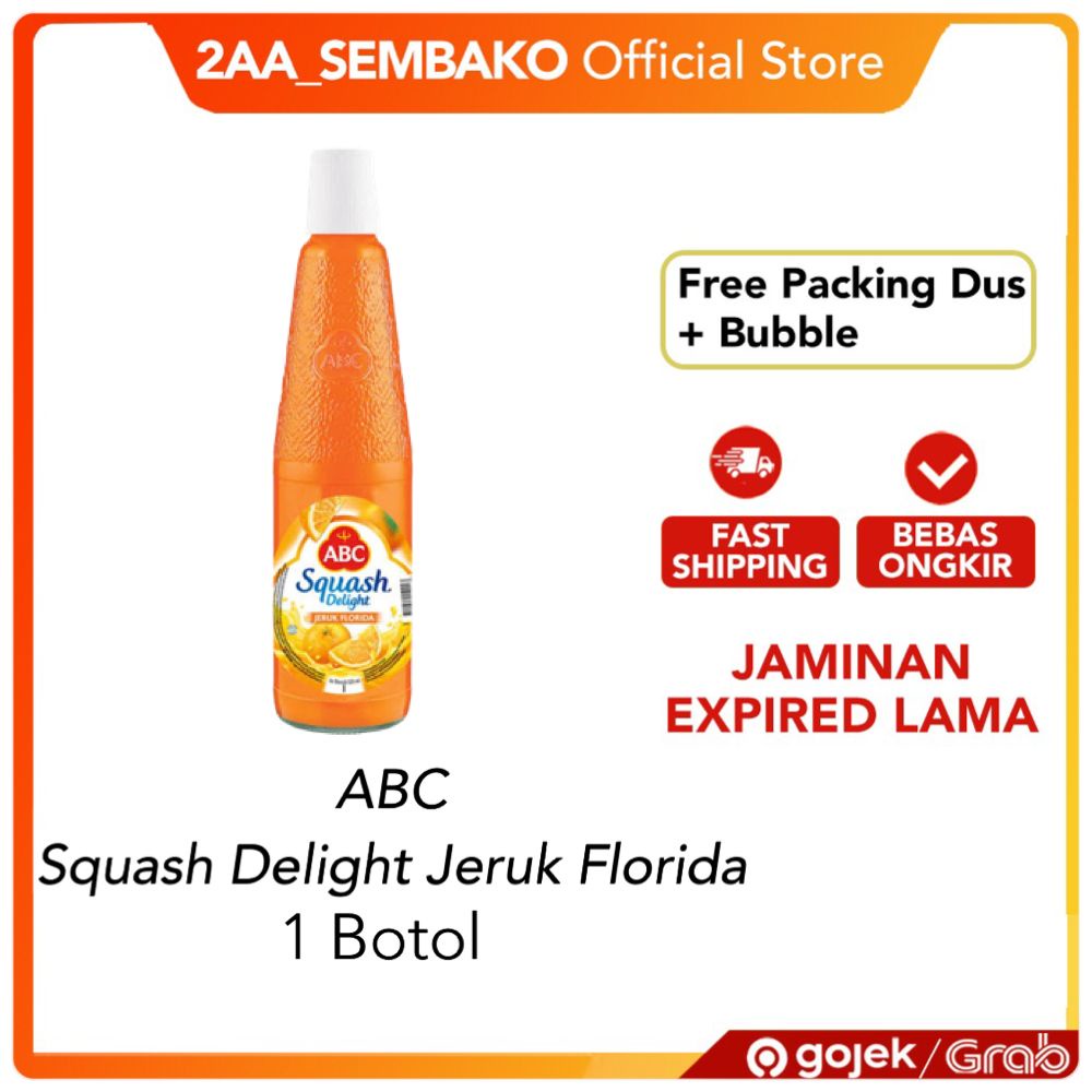 

Sirup ABC Squash Delight Orange Jeruk Florida 450 ML