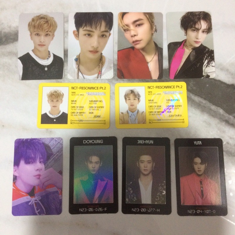 [SHARING] Resonance Jaehyun Yuta Shotaro Jeno Jisung Mark Shotaro Doyoung Departure Arrival ver