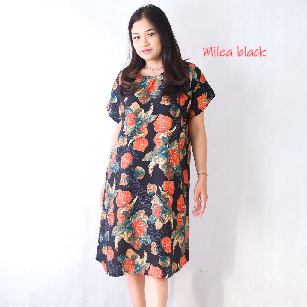 Daster Bali Dress Bali-DST MILEA BLACK