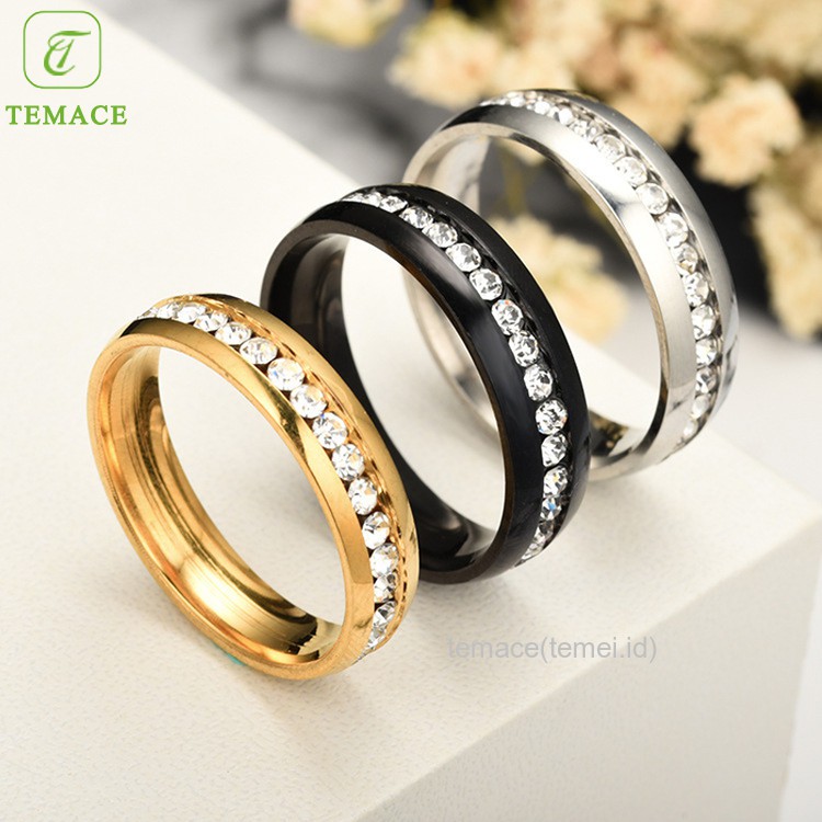 CINCIN TITANIUM COUPLE PRIA WANITA ANTI KARAT ANTI LUNTUR KEREN