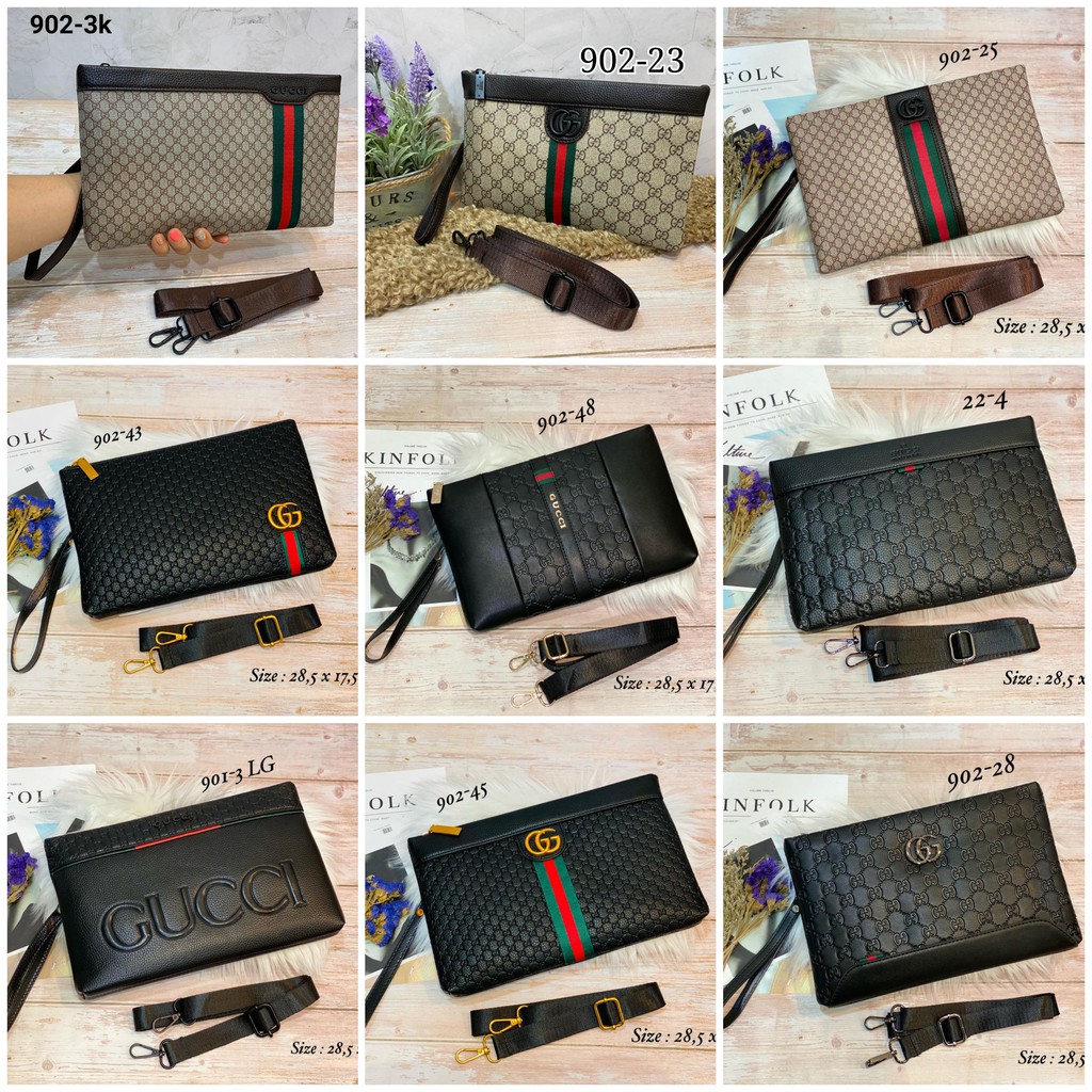 Cluth bag/Hand bag Wanita GG full hembos Import