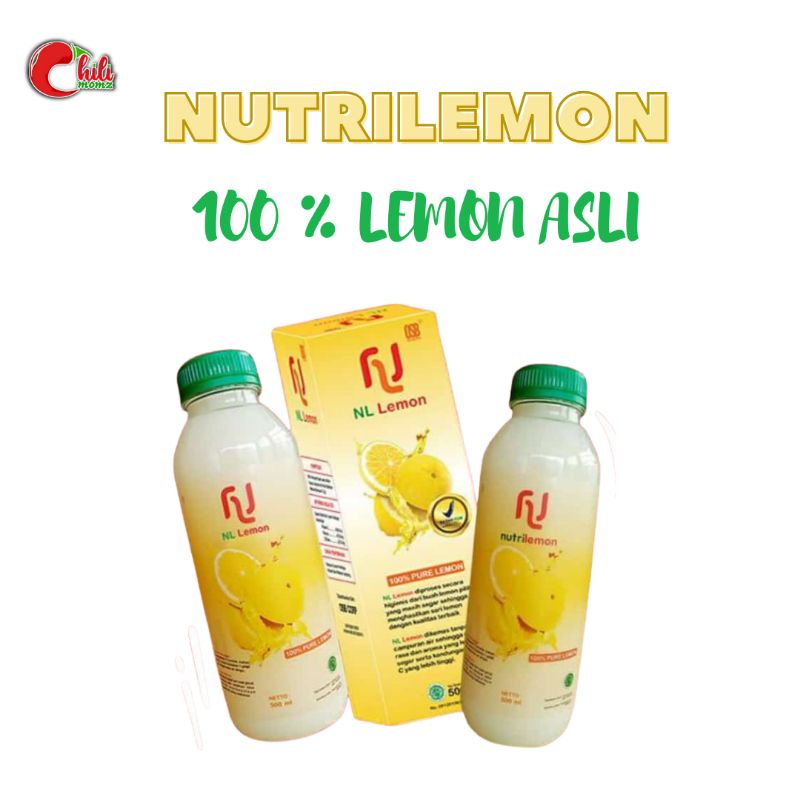 

NUTRI LEMON 100% PERASAN LEMON -500 ML- SETARA 2.5 KG LEMON SEGAR