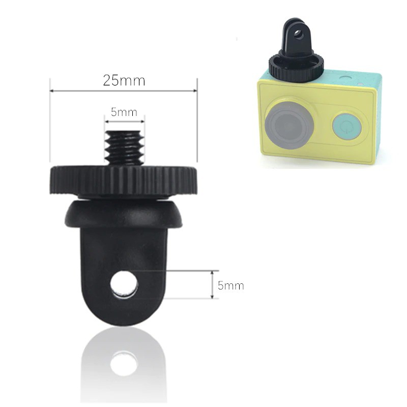 Gopro Mount to Tripod Skrup 1/4 Kamera Action Cam Adapter Converter