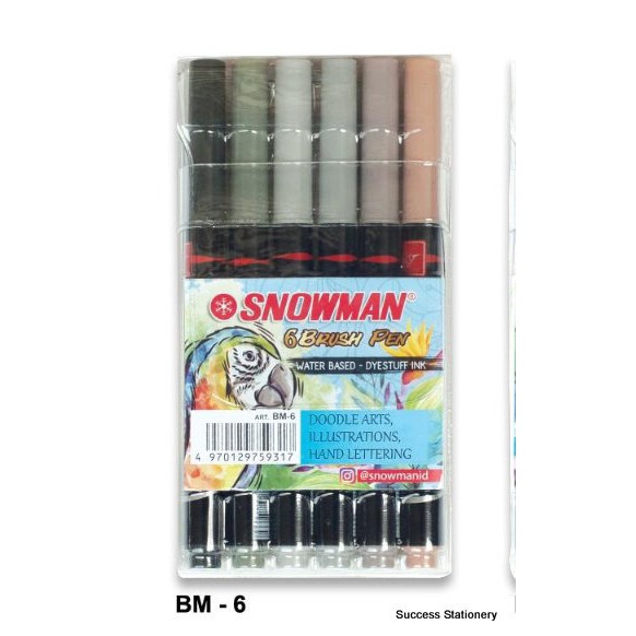 

SNOWMAN BRUSH PEN 6W BM-6