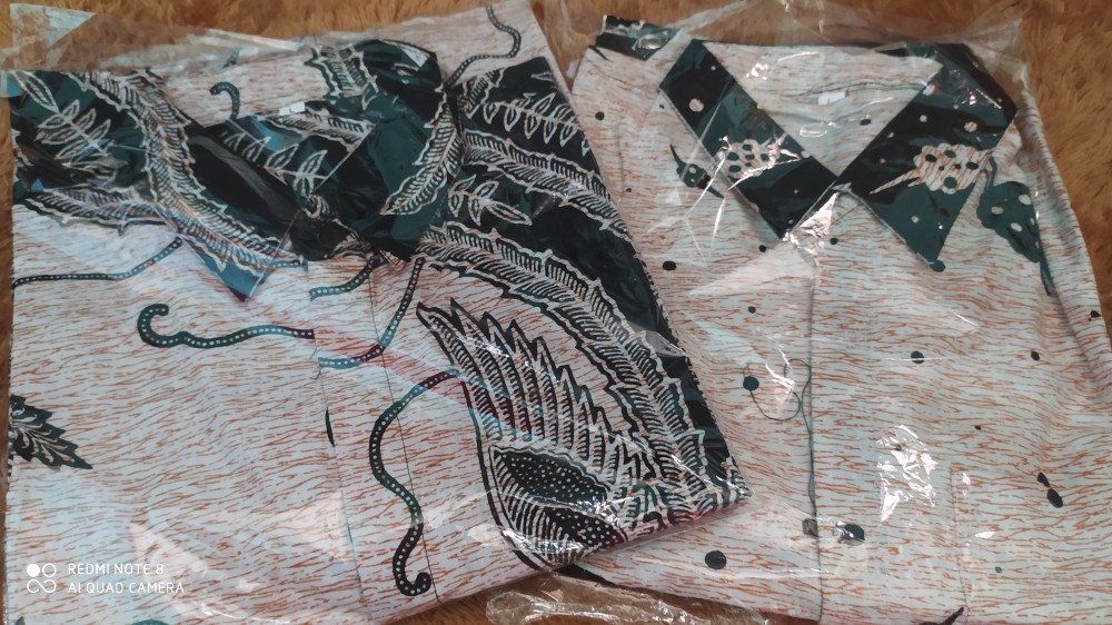 Bswart Batik Hrb026 Kenongo Hem Pendek Padi Pekalongan M L Xl Batik Pria Murah Modern Grosir