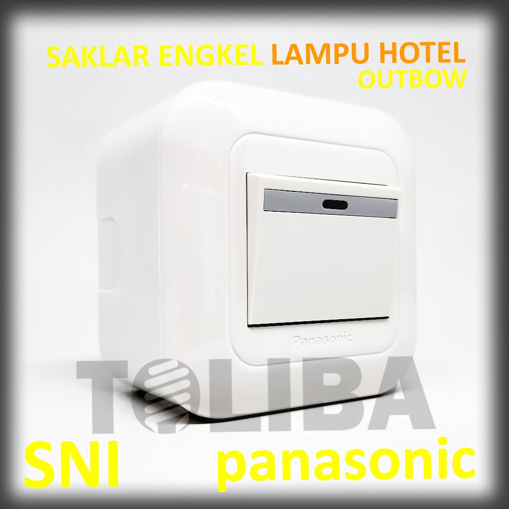 saklar engkel besar lampu hotel outbow panasonic tempel tembok SNI / saklar panasonic saklar tangga