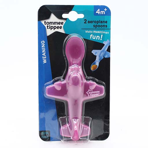 TOMMEE TIPPEE EXPLORA AEROPLANE SPOON PINK