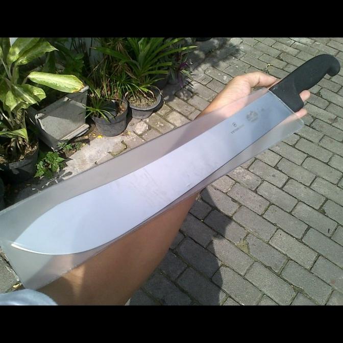Pisau Sembelih Victorinox 31Cm Bullnose Butcher Knife Viktorinok Ori