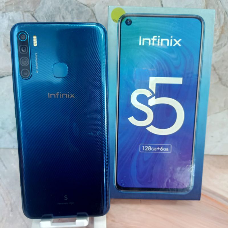 Infinix S5 Ram 6GB Internal 128GB Handphone Second Bekas Fullset Batangan ex Garansi Resmi