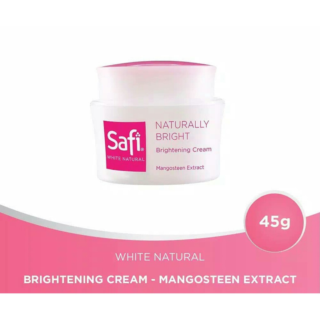 SAFI White Natural Brightening Cream Mangosteen / Grapefruit Extraxt 45gr