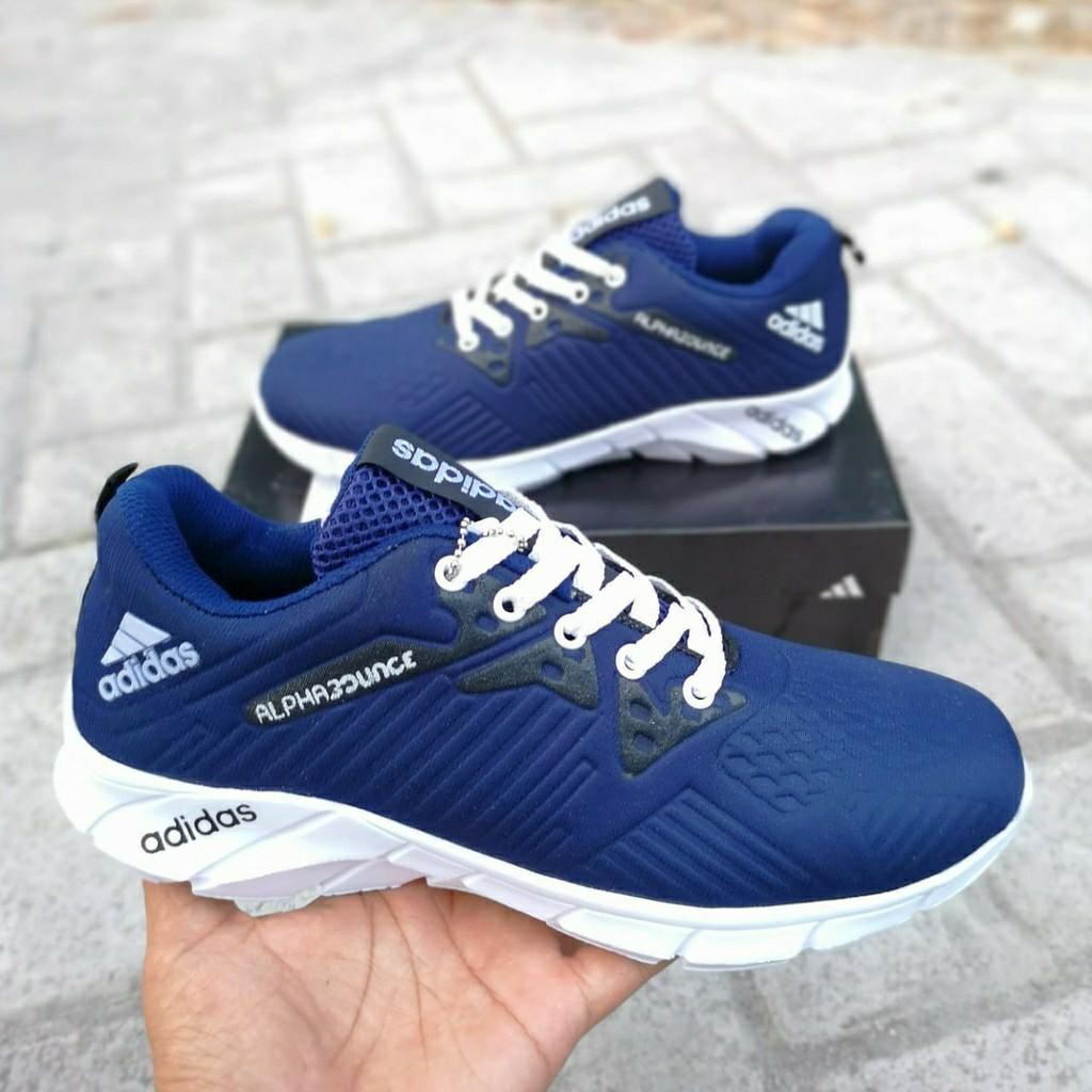 Sepatu Olahraga Adidas AlPHABOUNCE Grade ORI Pria Wanita Terbaru/sepatu senam/sepatu running