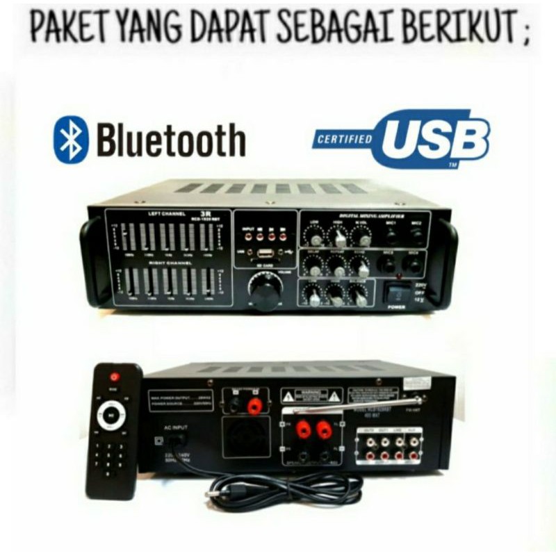 Paket Karaoke System Smart Tv Dan Bluetooth Spk 10 Inch Dan Amplifier