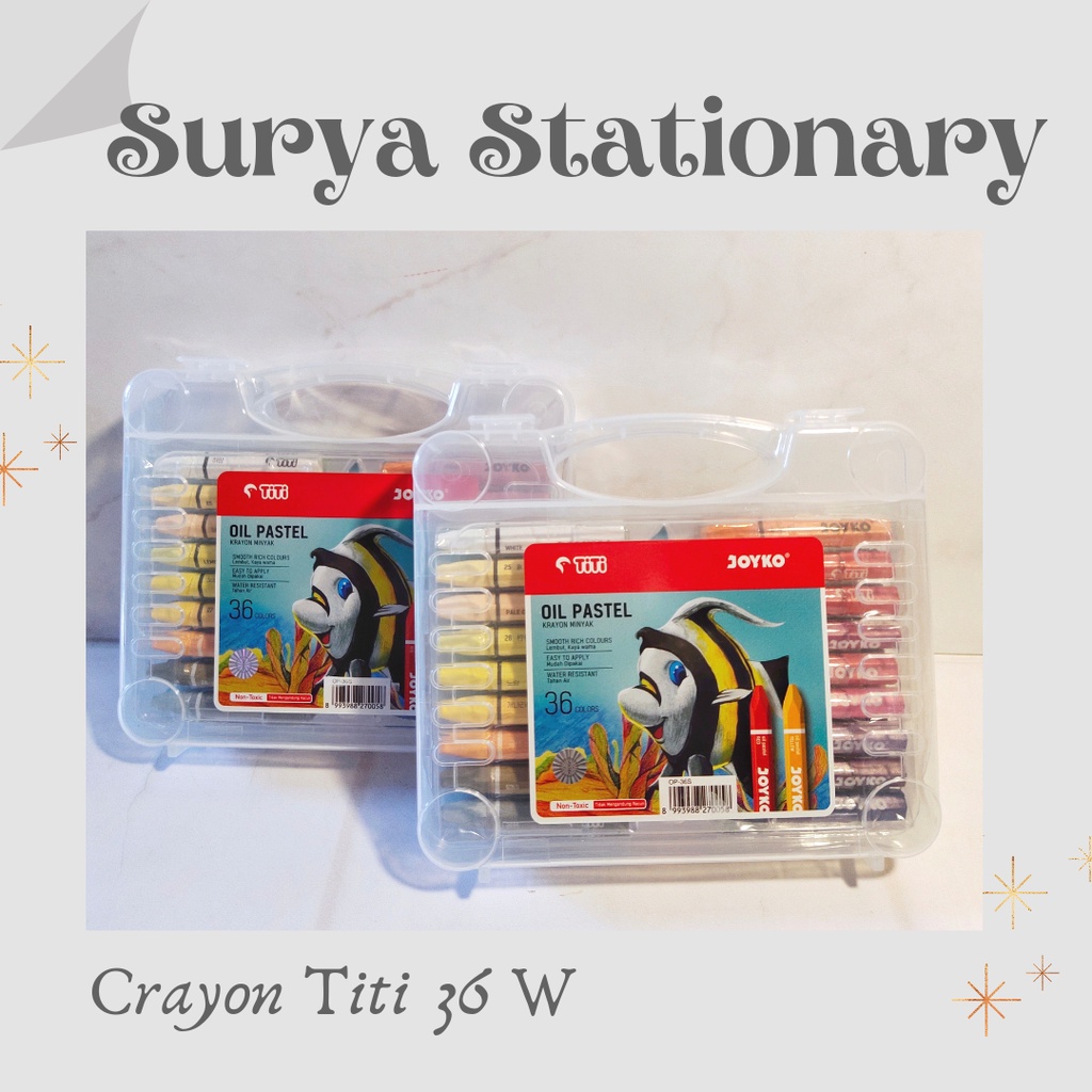 

(SET) Crayon Joyko 36 W / Krayon Joyko / Krayon Joyko 36 Warna