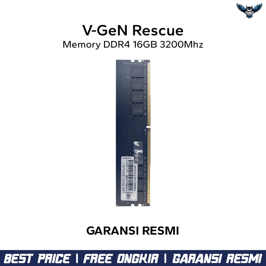 RAM PC V-GEN DDR4 16GB (3200) RESCUE | LONGDIMM DDR4 VGEN 3200MHZ