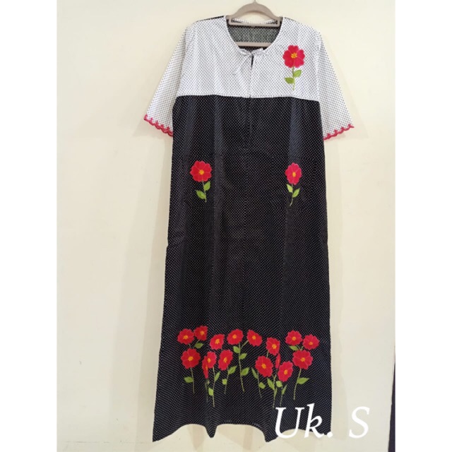 Daster Bordir khas Malang - panjang lengan pendek