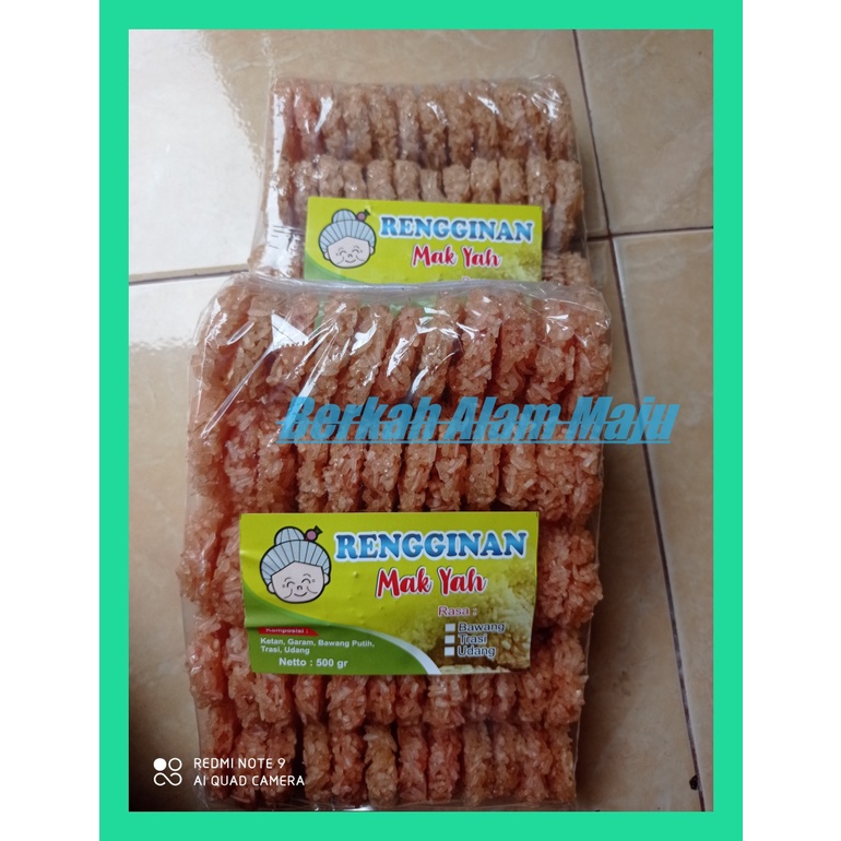 Krupuk Rengginanng rasa terasi