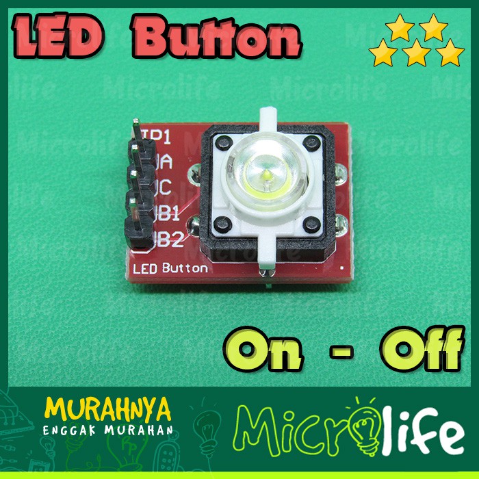 LED PUSH BUTTON 50 mA TOMBOL SWITCH