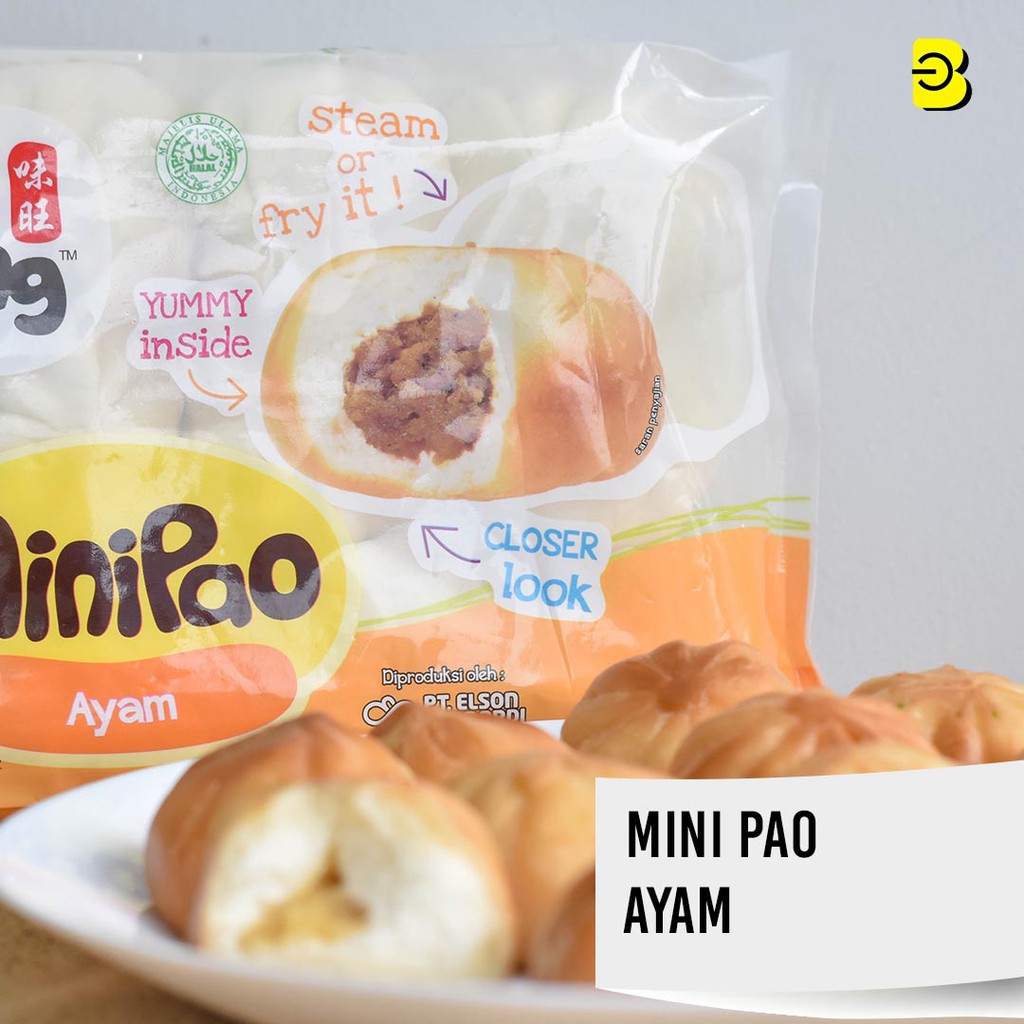 

WEI WANG MINIPAO RASA AYAM | WEIWANG MINIPAO RASA AYAM 21pcs