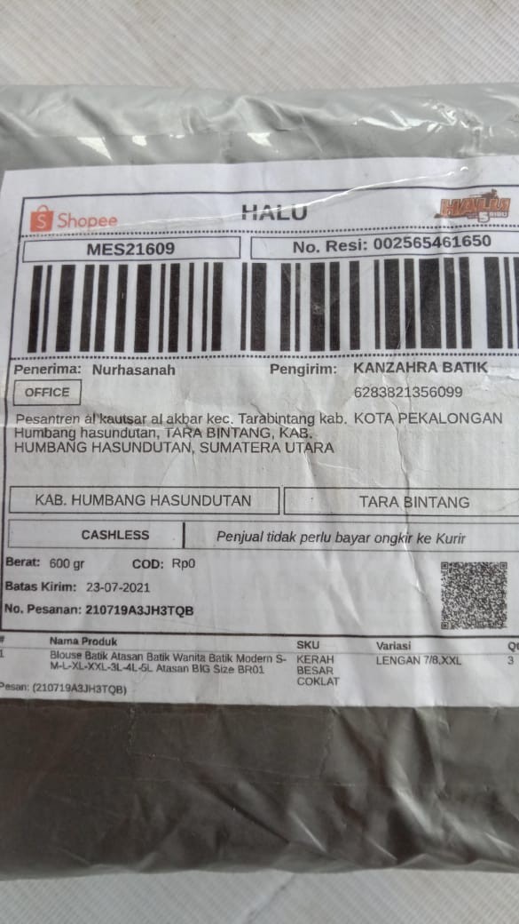 Blouse Batik Atasan Batik Wanita Batik Modern S-m-l-xl-xxl-3l-4l-5l Atasan Big Size Br01