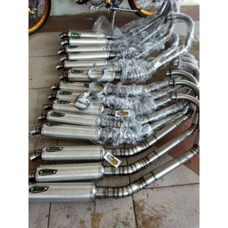 KNALPOT CKC GALVANIS ORIGINAL CONK bulat dan kapsul Cb gl mp tiger