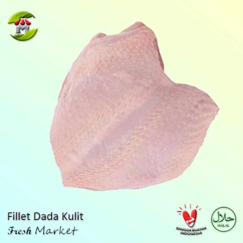 

[JAKTIM] Boneless Fillet Dada Ayam Dengan Kulit Pack 970gr - 1kg