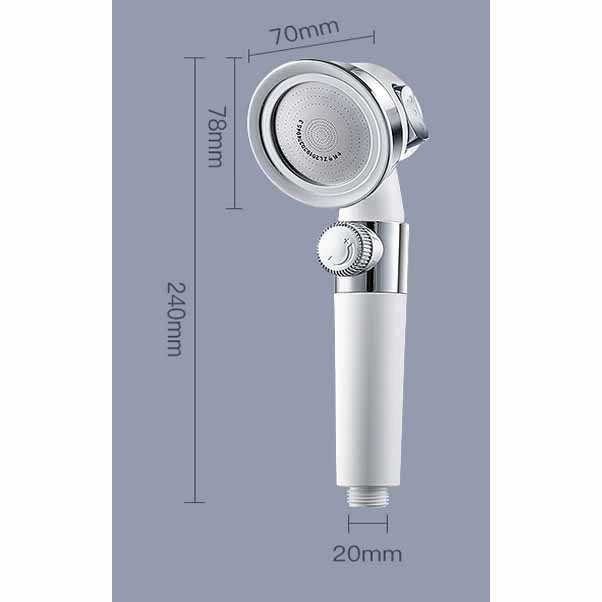 CEV Kepala Super Shower Mandi Minimalist Pressurized Nozzle 4 IN 1 YZS4022