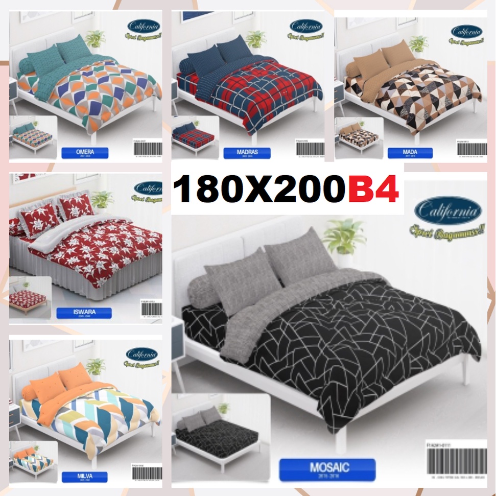 SPREI California 180x200 B4 / SEPEREI California 180 Bantal 4