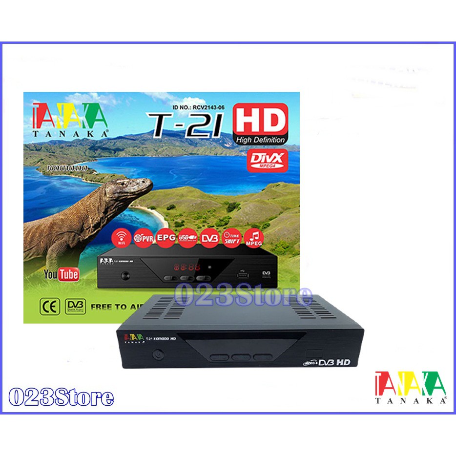 RECIEVER TANAKA RCV T-21 KOMODO HD - DVB MPEG4 Receiver Full HD