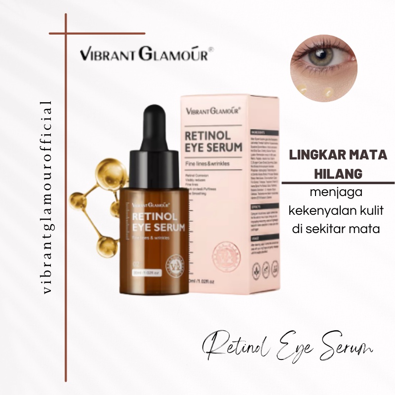 Vibrant Glamour Retinol Eye Serum Anti Aging Mata