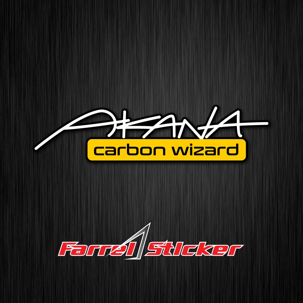 STIKER karbon sticker AKANA CARBON WIZARD