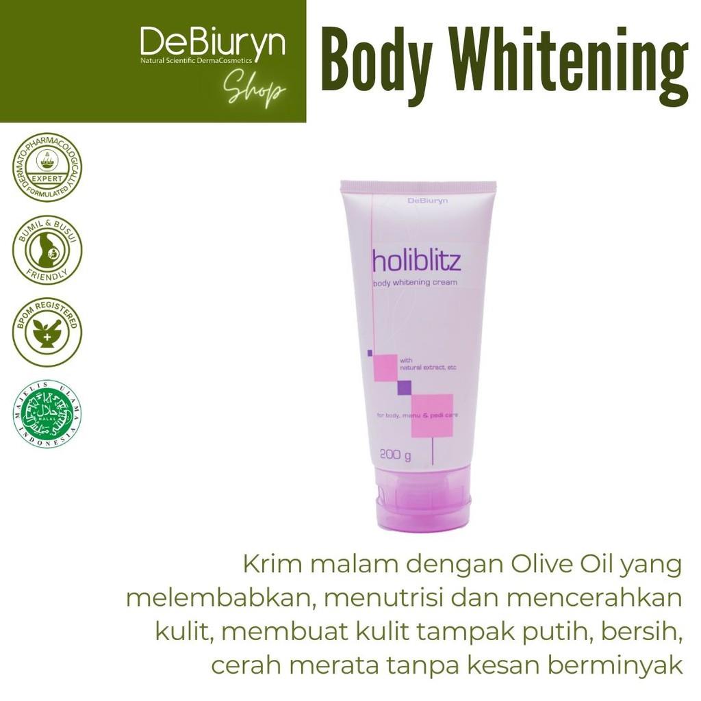 DeBiuryn Holibitz Whitening Night Cream 200gr - Krim Malam