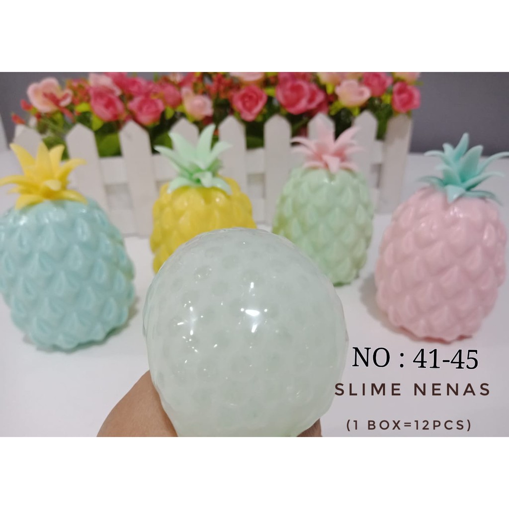 SQUISHY STRESS BALL NANAS ANTI STRESS KADO ANAK IMPORT