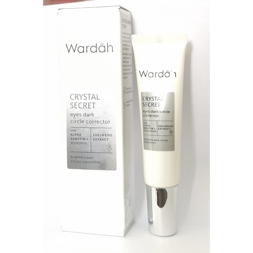 Wardah CRYSTAL SECRET Eyes Dark Circle Corrector | Krim Mata - 10 ml