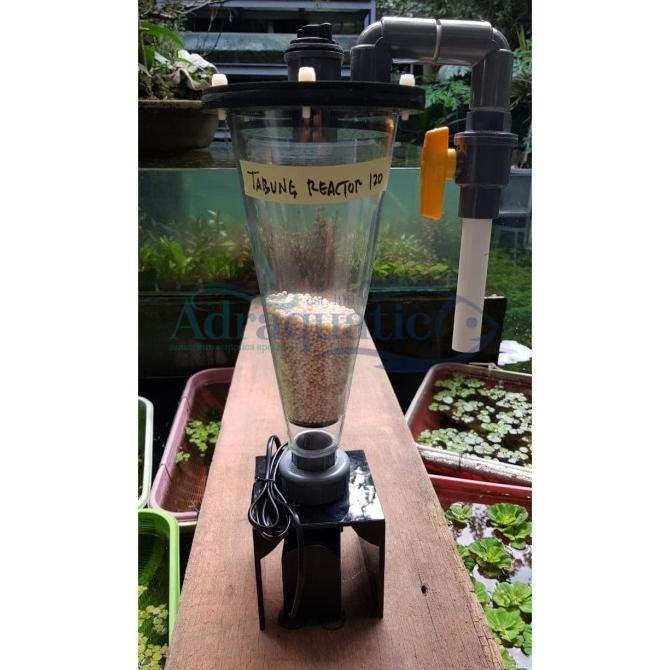 TABUNG REACTOR BIOPELLET 120 REAKTOR FILTER AQUARIUM AIR LAUT adr4q Juara