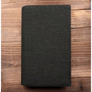 [JURAGAN TAS] Dompet Pria Dompet Kanvas Nilon Tebal JK015 Dompet Pendek Passport BOX - Black