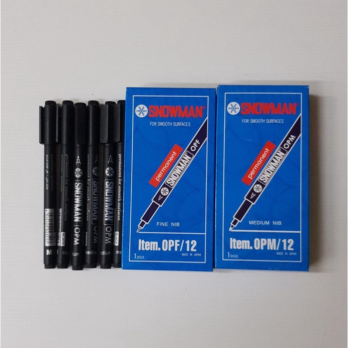 

Pendrawing- Spidol Ohp Snowman Permanent | Drawing Pen -Drawing-Pen.