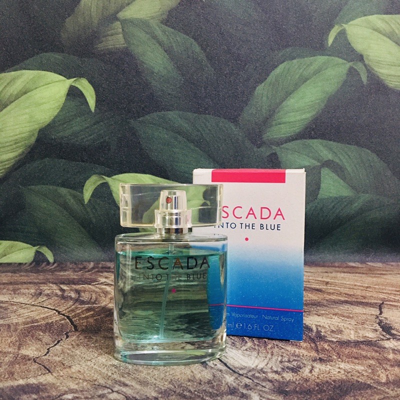 Preloved 95% rare discontinued escada into the blue edp 50ml