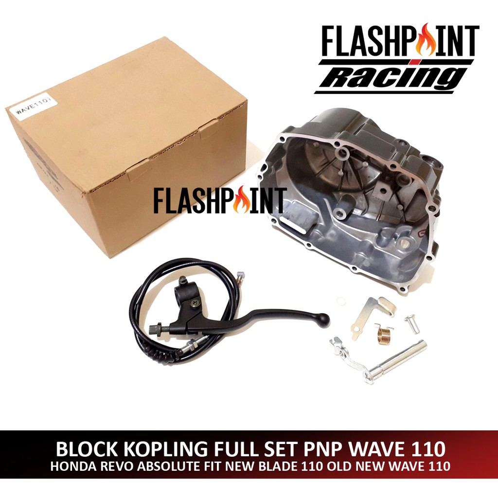 BLOK BLOCK KOPLING SEPAKET PNP HONDA REVO ABSOLUTE FIT NEW BLADE 110 OLD NEW WAVE 110 BAK FULL SET