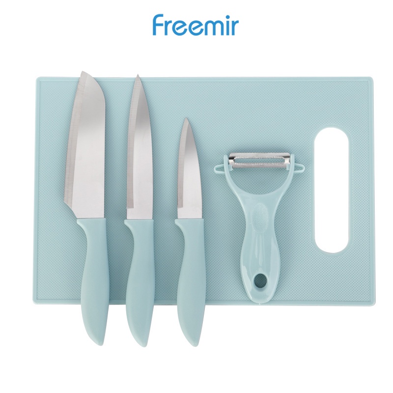 freemir Pisau Set 5 in 1 Stainless Steel Pisau Dapur Pisau Kecil Pisau Buah Pisau Mini Knife Set 5 in 1 Pisau Buah Sayur Makanan