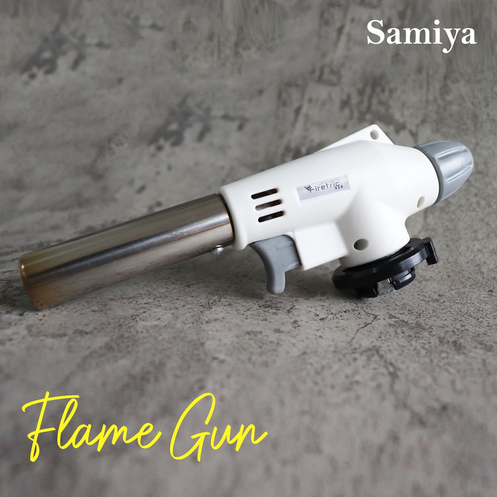 gas torch portable / kepala gas alat pematik api / flame gun BBQ daging sushi / korek gas api