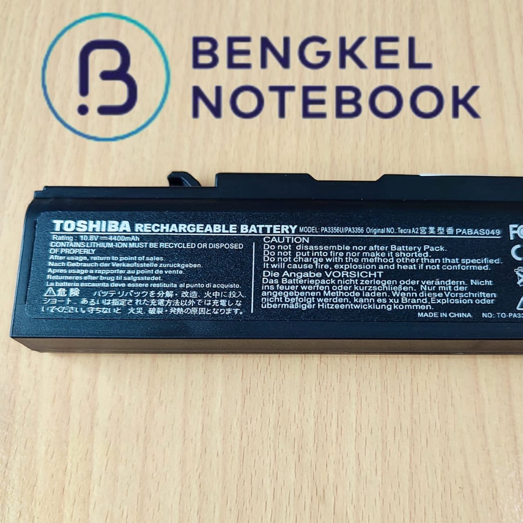 Baterai Laptop Toshiba PA3356U PA3356 PA3356U-1BRS PA3588U PA3509U PA3357U