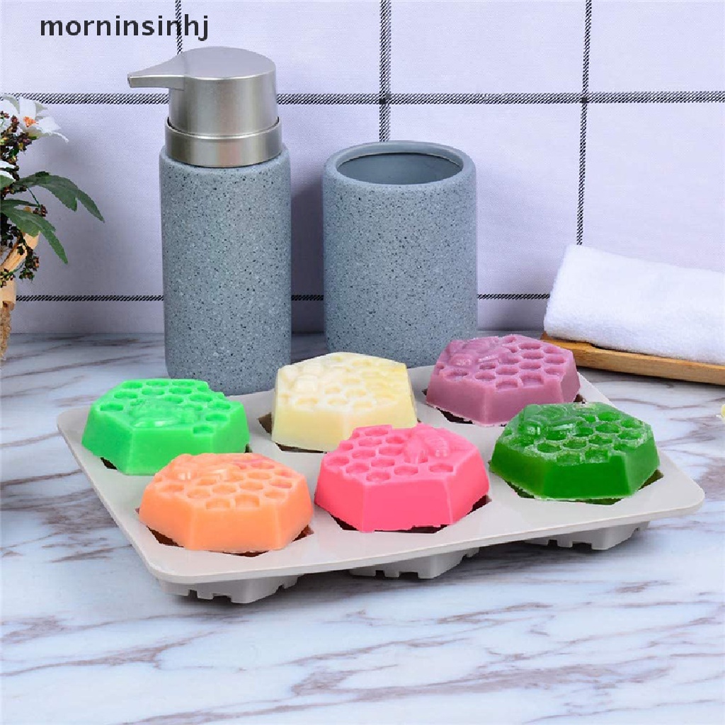 Mor Cetakan Sabun Bentuk Sarang Lebah 3d Bahan Silikon Untuk Dekorasi Kue