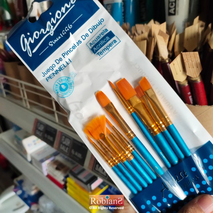 

Produk Terbaru Kuas Lukis Giorgione Set G-198H - Isi 10 Pcs