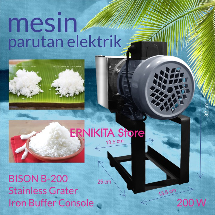 MESIN PARUTAN KELAPA PORTABLE ELECTRIC - Kaki Penyangga Besi