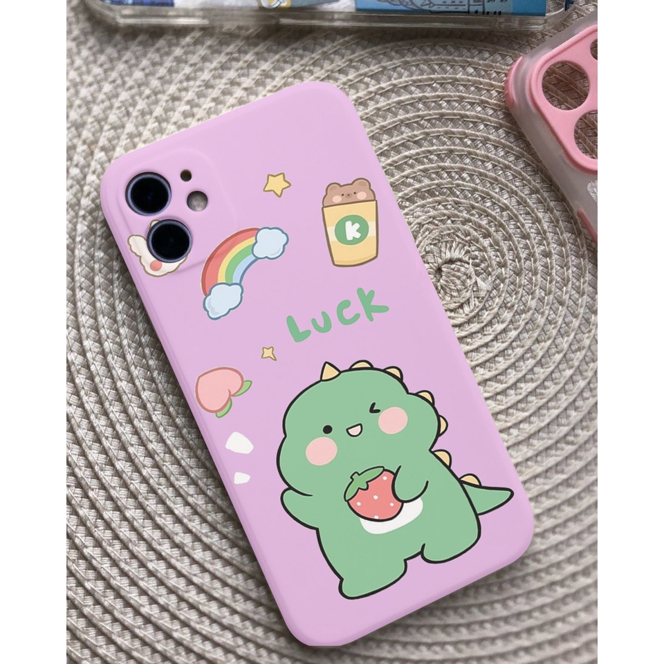 Lilystore- Case Vivo Y12S,Y20, Y20S / Y21, 21S,Y33S / Y30, Y50 / Y51 2020 Macaron "Dino" Universe