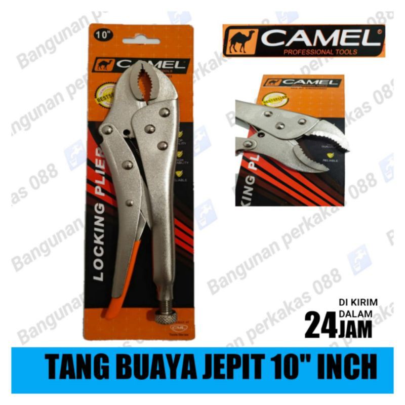 CAMEL TANG BUAYA CROME 10&quot; / TANG JEPIT MURAH BERKUALITAS